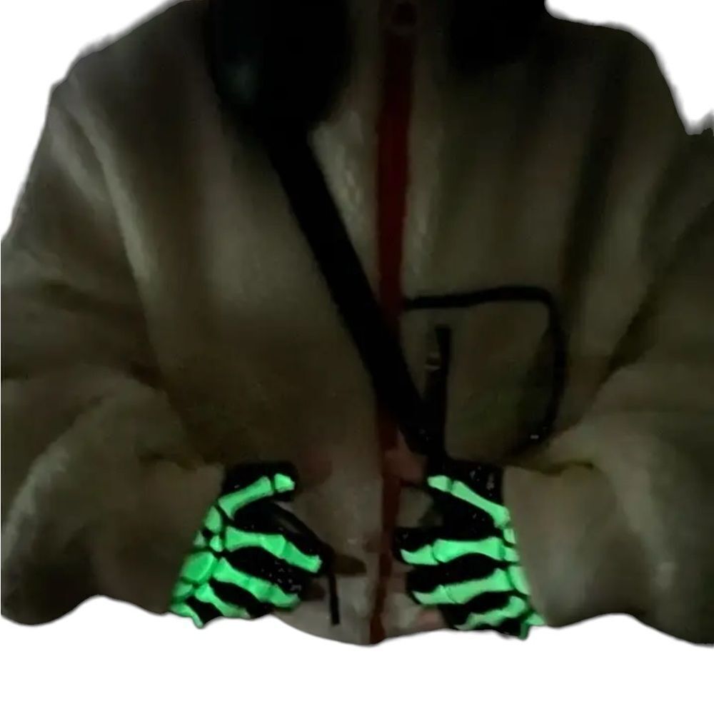 FINGERLESS SKELETON GLOVES - Picture 3 of 3